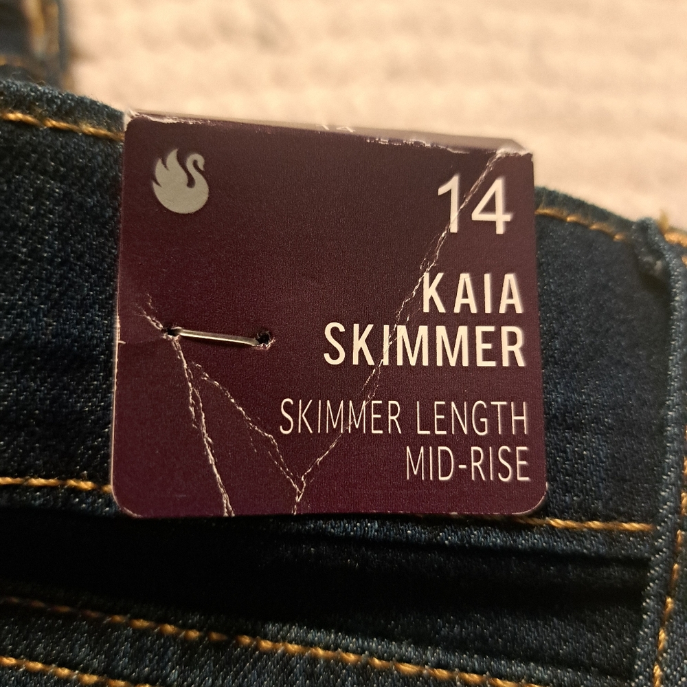 Gloria Vanderbilt Kaia Skimmer Denim Size 14 - Picture 9 of 13